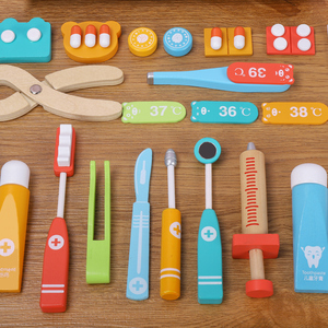 Iniciación de madera Home Doctor Toy <span class=keywords><strong>Niños</strong></span> Kit médico Caja de regalo Bebé Educación temprana Juego de rol Juguete <span class=keywords><strong>Niños</strong></span> para niña - Product Image 5