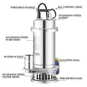 QY QDX WQ Pompe à eau submersible en acier inoxydable 220V pour l'irrigation agricole - Product Image 2