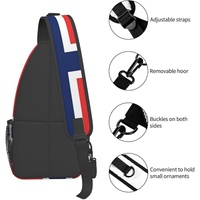 Sac à bandoulière avec drapeau norvégien, sac à dos patriotique de grande capacité, sac à dos de voyage et de randonnée, sac à bandoulière pour hommes et femmes, personnalisé