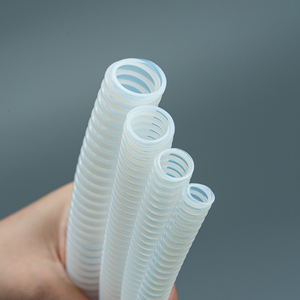 Tube de tuyau ondulé en PTFE souple chimique Pfa Tube de soufflet en plastique PTFE médical - Product Image 3