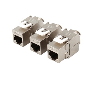 Cho anshi toolless Hợp kim kẽm <span class=keywords><strong>Keystone</strong></span> <span class=keywords><strong>Jack</strong></span> 180 độ viễn thông <span class=keywords><strong>RJ45</strong></span> <span class=keywords><strong>CAT5e</strong></span> CAT6 CAT7 FTP STP <span class=keywords><strong>shielded</strong></span> <span class=keywords><strong>Keystone</strong></span> <span class=keywords><strong>Jack</strong></span>" - Product Image 1