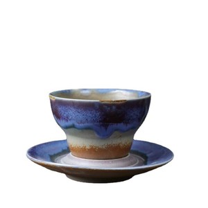 Ensemble de tasses et soucoupes à <span class=keywords><strong>expresso</strong></span> et matcha en céramique rétro vintage jetables, compatibles lave-vaisselle et micro-ondes, option logo personnalisé, cadeaux - Product Image 6