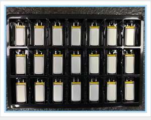 Smart rechargeable LiPo prismatic pouch cell phone 3,7 V 602045 500mAh flexible lithium-ion polymer battery - Product Image 6