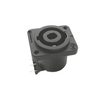 Dongguan ODM fabricant 90 degrés 4 broches châssis montage sur panneau femelle HPC Speakon socket neutrik XLR Connector