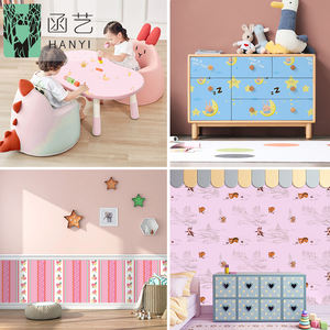 Papel Tapiz Autoadhesivo Decorativo <span class=keywords><strong>Rosa</strong></span> para Habitación de Niñas, Fácil de Despegar y Pegar - Product Image 4