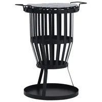Zhongpin Fourniture directe robuste Foyers pliants portables Brûleur à bûches Foyer carré extérieur moderne pour patio pour les fêtes