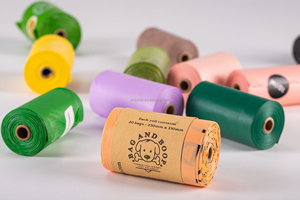 Sacs <span class=keywords><strong>poubelle</strong></span> ménagers biodégradables <span class=keywords><strong>Sac</strong></span> à litière compostable pour chat et sacs à crottes de chien fabriqués en Chine - Product Image 4