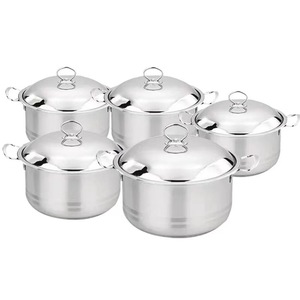 Guisos <span class=keywords><strong>de</strong></span> cocina 22/24/26/28/30CM, juego <span class=keywords><strong>de</strong></span> 5 uds., cocina <span class=keywords><strong>de</strong></span> <span class=keywords><strong>acero</strong></span> <span class=keywords><strong>inoxidable</strong></span>, uso doméstico, juego <span class=keywords><strong>de</strong></span> ollas, utensilios <span class=keywords><strong>de</strong></span> cocina antiadherentes, granito - Product Image 1