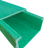 Goulotte de câblage industrielle à rainures en PRV/GRP, résistante à la corrosion, isolée en fibre de verre, haute capacité, pour applications chimiques