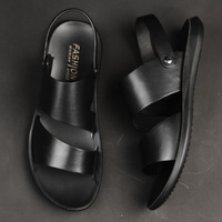 Sandal Pria 2023 Sandal Jepit Sandal Pantai Sandal Kulit Asli Sandal Pria untuk Pria
