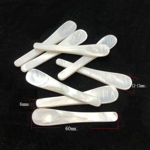 Cuillère à masque en coquillage naturel, spatule cosmétique pour soins du visage et cuillère à caviar - Product Image 3