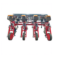 FOYA Semoir multifonctionnel monté sur tracteur à 4 rangs avec boîte de vitesses, 30-50 CV, pour graines agricoles (tournesol, soja, maïs), à vendre