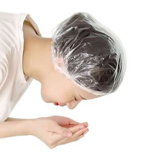 Gorro <span class=keywords><strong>de</strong></span> natación impermeable para el pelo largo, gorro <span class=keywords><strong>de</strong></span> ducha deportivo <span class=keywords><strong>desechable</strong></span> para piscina para limpieza, hecho <span class=keywords><strong>de</strong></span> plástico - Product Image 3