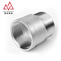 Class 3000 Oil Filter Forged Stainless Steel 17mm Female Male Thread Coupling Adapter to Prevents Debris Ingress