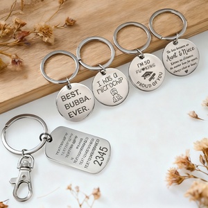 Metal Keychains Designer Japanese Diy Kit Enamel Alloy Fashion Flower Christmas Rings Sublimation Customizable Utility Gift Cles - Product Image 1