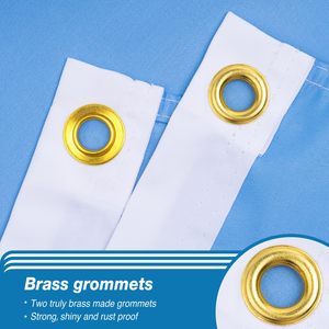 Bandiera <span class=keywords><strong>Argentina</strong></span> 3x5 FT per Esterni, Doppia Faccia, Poliestere a 3 Strati, Occhielli in Ottone, Decorazione Domestica, Cuciture a 4 File - Product Image 4