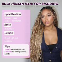 Extensiones de Cabello Humano de Doble Trama, Ondulado, de Una Sola Pieza, Virgen Sin Procesar, Negro Natural, Venta al Por Mayor Directo de Fábrica