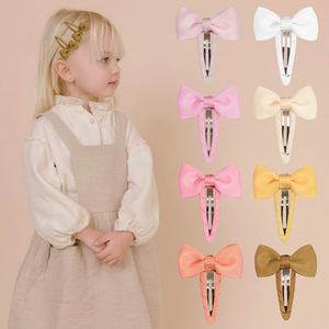 Lazo de cinta hecho a mano Wowei, lazos para el cabello para niños pequeños, pinzas para el cabello, accesorios para el cabello para niños, niñas pequeñas - Product Image 2