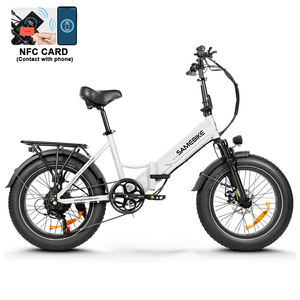 2024 pour SAMEBIKE Stock 20 pouces cadre en alliage d'aluminium 48V 13Ah grande batterie 750W moteur 7 vitesses gros pneu vélo électrique 7 vitesses - Product Image 1