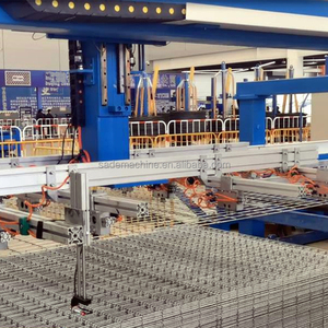 Nhà Máy Giá 3D hàng rào dây lưới Máy hàn tự động dây chuyền sản xuất có thể điều chỉnh kích thước Lưới Hàn hàng rào máy - Product Image 3