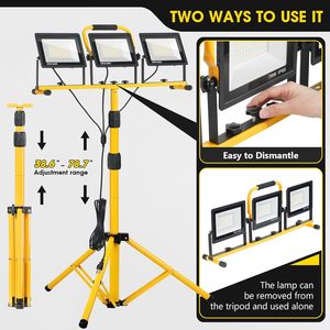 IP66 Waterproof <b>LED</b> Worklights AC Power Indoor and Outdoor Construction <b>Lighting</b> for Job <b>Workshop</b> Garage WD-21000 IP66 Waterproo - Product Image 2