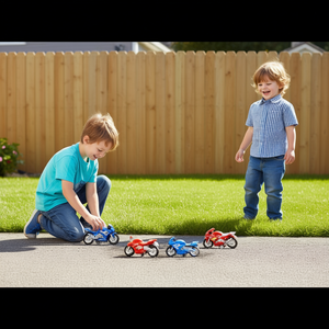 Moto Speed, Set de 6 Motocicletas de Plástico, 36x17x5 cm, Juguetes para Niños de 3+ Años, por MAZZEO GIOCATTOLI - Product Image 3