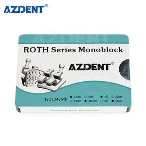 Dental Liefert Mini Roth 3-4-5 Haken Monoblock Kieferorthopädische Metall Brace Kit