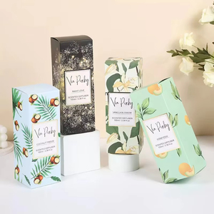 Boîte à cosmétiques en papier cartonné de luxe avec logo personnalisé boîtes à cosmétiques Cajas pour rouge à lèvres soins de la peau emballage de maquillage boîtes cadeaux de parfum - Product Image 1