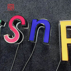 Más 3d signo carta el nombre <span class=keywords><strong>de</strong></span> la tienda <span class=keywords><strong>de</strong></span> diseño <span class=keywords><strong>de</strong></span> logotipo <span class=keywords><strong>de</strong></span> la empresa iluminado café - Product Image 5