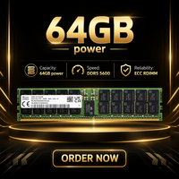 HMCG94AGBRA 64GB DDR5-5600 RDIMM Server RAM ECC Registered Memory Module for Workstation Storage