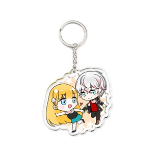 2022 make your own design custom plastic printed charms acrylic keychain