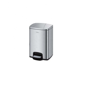 430 stainless steel room use 20L pedal bin trash can