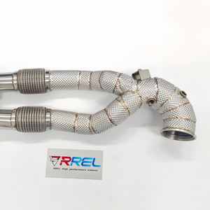 Collecteur d'échappement en acier inoxydable de haute qualité de 1,2 mm d'épaisseur pour Audi RS3 <span class=keywords><strong>TTRS</strong></span> 2.5T avec garantie de 3 ans, vente directe d'usine - Product Image 6