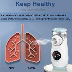 Nebulizador portactil inhalator ultrasonik terbaru baterai pintar dioperasikan portabel <span class=keywords><strong>Nebulizer</strong></span> untuk anak-anak - Product Image 3