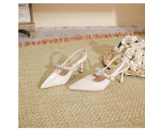 <span class=keywords><strong>Scarpe</strong></span> Estive da Donna <span class=keywords><strong>Sexy</strong></span> in Pelle PU con Tacco Alto Sottile e Punta Affusolata, Lussuose <span class=keywords><strong>Scarpe</strong></span> con Lacci Incrociati per Matrimoni e Banchetti - Product Image 6