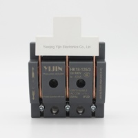 Interrupteur à couteaux industriel YIJIN/OEM HK18-125/3 AC 400V 3P 125A ~63A avec interverrouillage de sécurité, en cuivre/plastique, pour applications photovoltaïques (PV) - Vente directe usine
