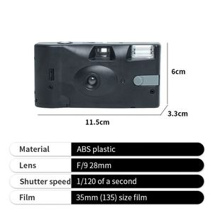 Cámara de Fotos Desechable Personalizada de 35 mm con Carcasa Amarilla de Plástico para Bodas - Product Image 2