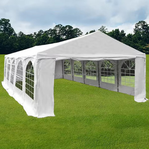 <span class=keywords><strong>Grande</strong></span> Tente Portable, Chapiteau d'Exposition Extérieur Pliant, Tente de Réception Imperméable pour Événements Extérieurs avec Parois Latérales - Product Image 3