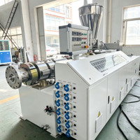 Máquina Extrusora Automática de Paneles de PVC para Techo y Pared, Extrusora de Doble Tornillo Cónico para Producción de Paneles de Decoración de Interiores