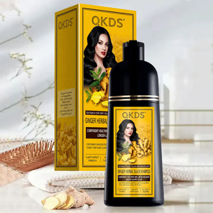 Shampoo colorant permanent au gingembre nourrissant anti-chute de cheveux, faible MOQ, tendance, emballage personnalisé direct usine - Product Image 4