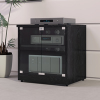 Armoire pour amplificateur de puissance, équipement audio-vidéo, avec porte, pieds, design de support, modèle X-b01