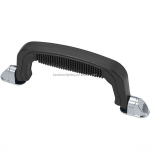 Mango de masaje de plástico de gran tamaño para maletín de aluminio, caja de <span class=keywords><strong>herramientas</strong></span> <span class=keywords><strong>con</strong></span> mango de Hardware, asientos de aleación de Zinc, fácil de doblar - Product Image 2