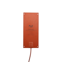 Plaque chauffante en caoutchouc de silicone flexible pour plaquettes semi-conductrices, sur mesure, avec protection thermique PT100