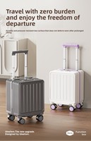 Maleta de Viaje Ligera para Niños, Equipaje con Ruedas de Neopreno de 14 Pulgadas, Diseño Minimalista de Lujo con Puerto USB
