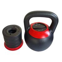 Kettlebell de compétition réglable en gros avec ensemble de plaques de poids amovibles pour l'entraînement de force à domicile