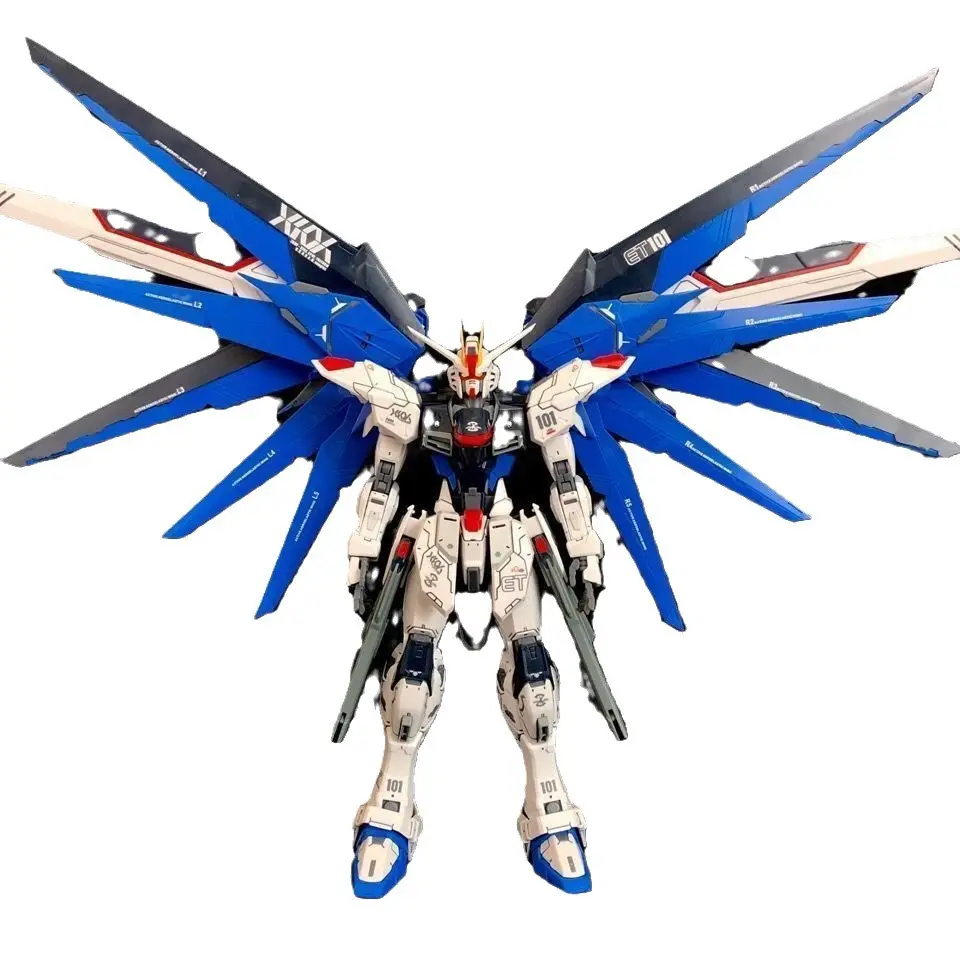 Suporte de adesivo de água MG 1/100 Freedom 2.0 Strike 6650 Caixa de cores 100 Figura montada Brinquedo atacado