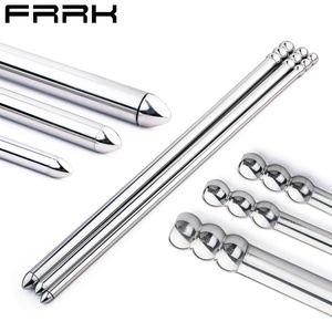 Plug anal en acier pour homme, perles anales, baguette de massage pour point G et prostate, jouet sexuel de masturbation, godemiché, pénétrateur anal pour adulte - Product Image 1