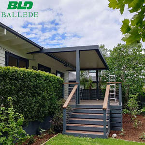 Sistema di Pergola di Design di Alta Gamma con Tetto a Lamelle Orientabili Retrattili, Gazebo da Giardino Esterno in Alluminio - Product Image 2