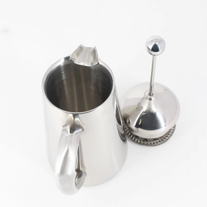 Cafetière de Camping Portable presse française théière isolée 350/800/1000ml en acier inoxydable presse française cafetière - Product Image 3