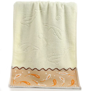 ผ้าขนหนูผ้าฝ้ายแท้ลายปลาเล็ก สำหรับขายส่ง ซูเปอร์มาร์เก็ต ใช้ในครัวเรือน และเป็นของขวัญ ผ้าเช็ดหน้า - Product Image 5